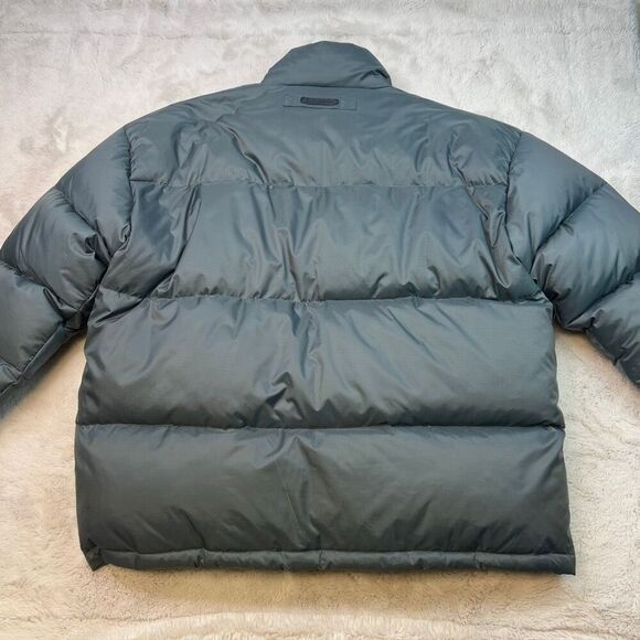 Asics Puffer Jacket Mens Size XXL Zipper Pockets Feather Down Warm Winter Coat - Picture 12 of 13